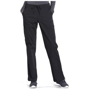 NEW! Women's 2XL Black Cherokee Workwear Professionals Scrub Pants WW160